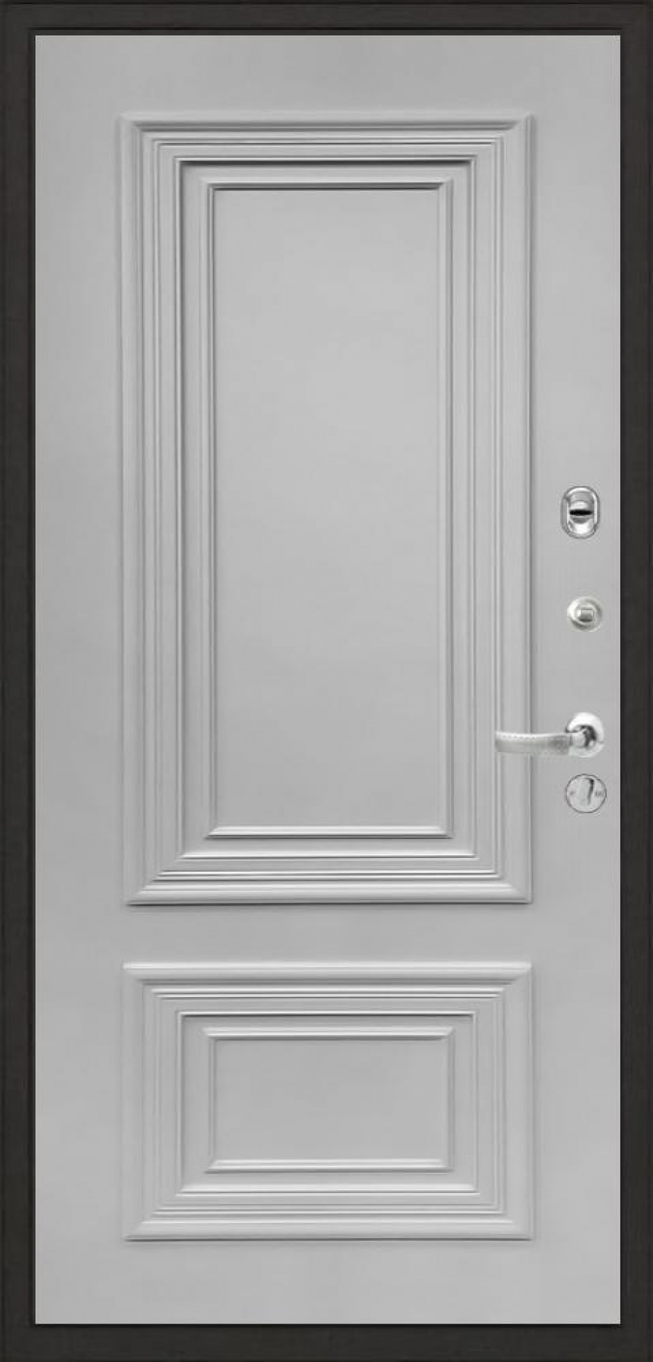 Входная дверь Regidoors Центурион Меттэм Престиж, Цвет "RAL 7047 (светло серый)"