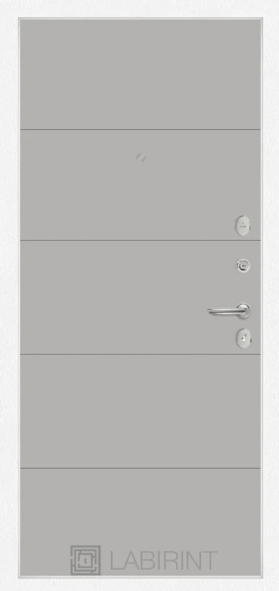 Входная дверь Labirint Trendo 13, Цвет "Грей Софт (Серый светлый)"