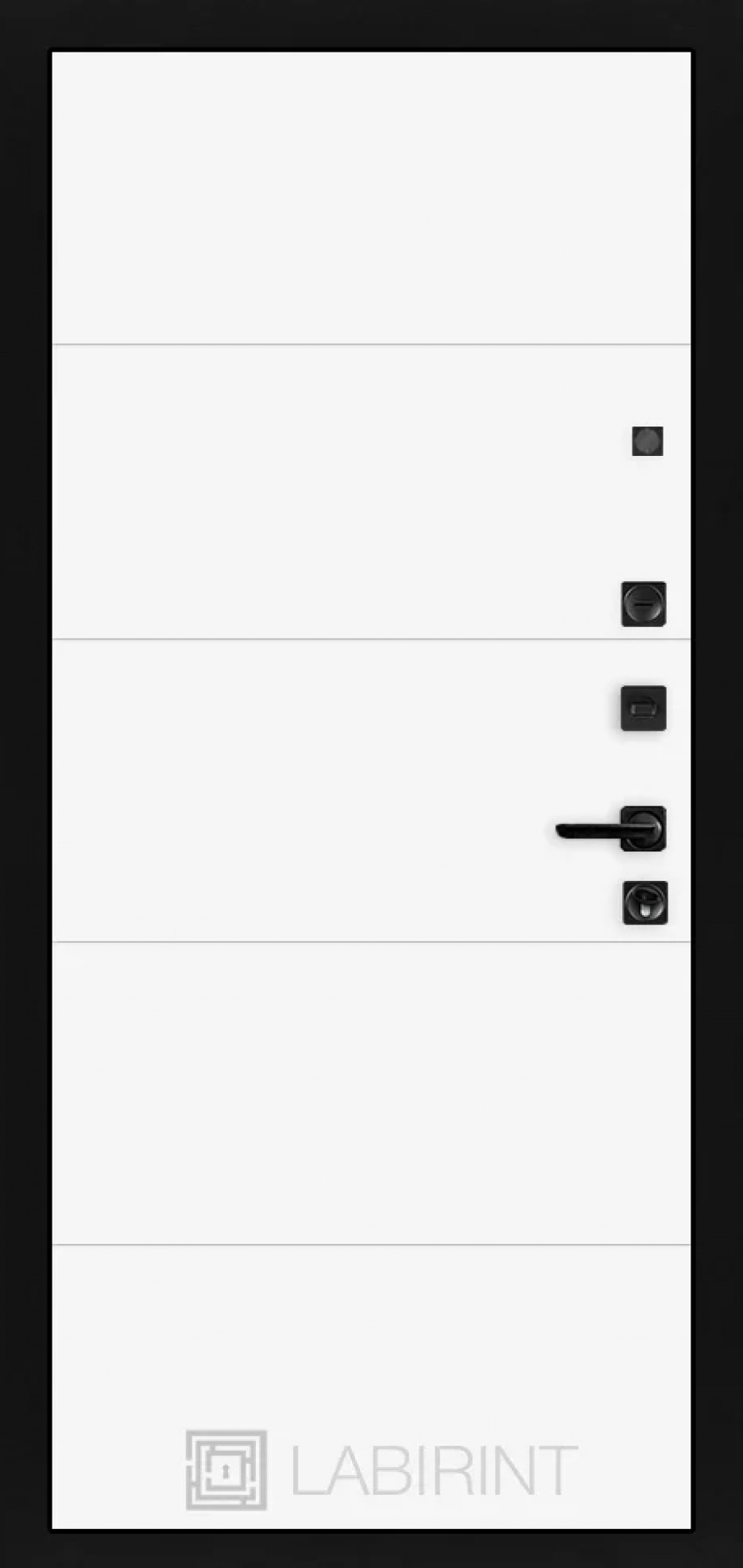 Входная дверь Labirint Piano 13, Цвет "Белый софт"