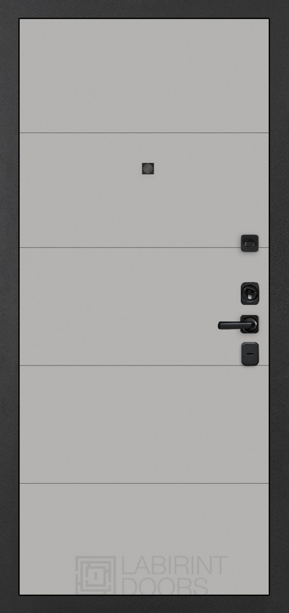 Входная дверь Labirint ACUSTIC 13, Цвет "Грей Софт (Серый светлый)"